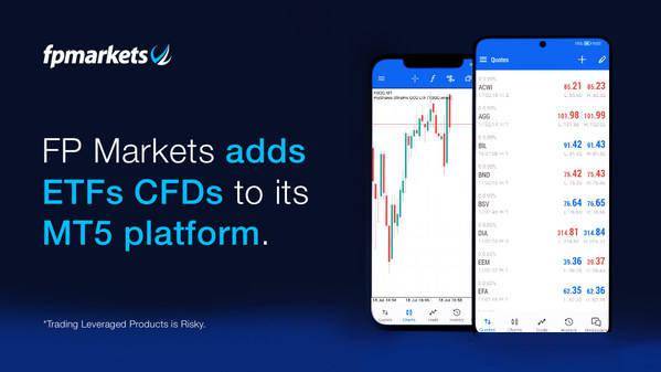 FP Markets平台添加ETF差价合约