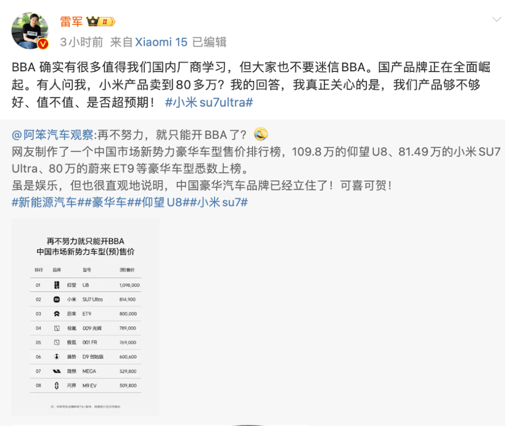 小米汽车卖到80多万<strong></p>
<p>国债etf交易规则</strong>，网友称再不努力只能开BBA！雷军：不要迷信BBA
