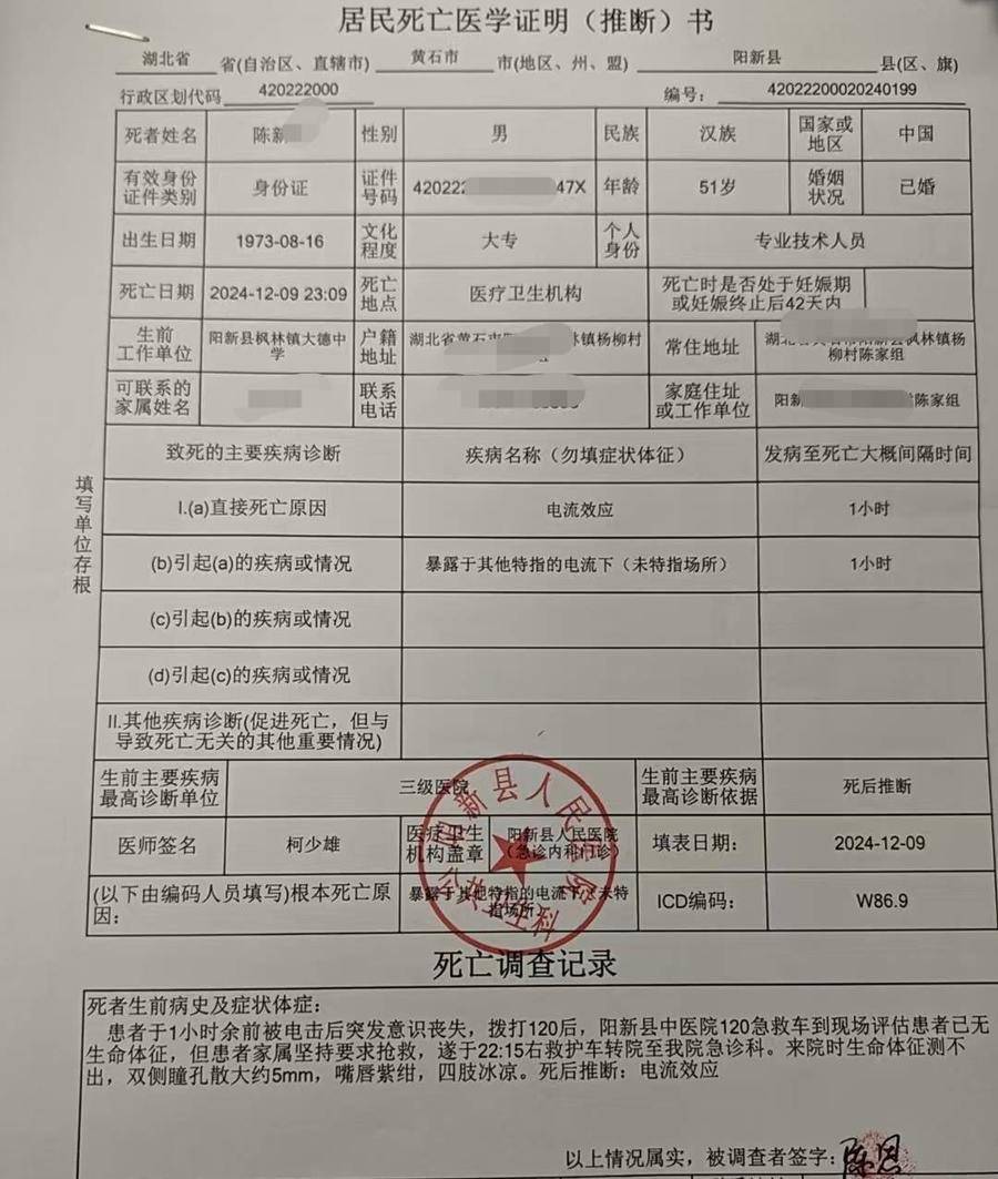 湖北黄石一教师遭捕兽电网电击身亡<strong></p>
<p>现在炒币炒哪个品种好</strong>，家属：五年至少三人被电击过
