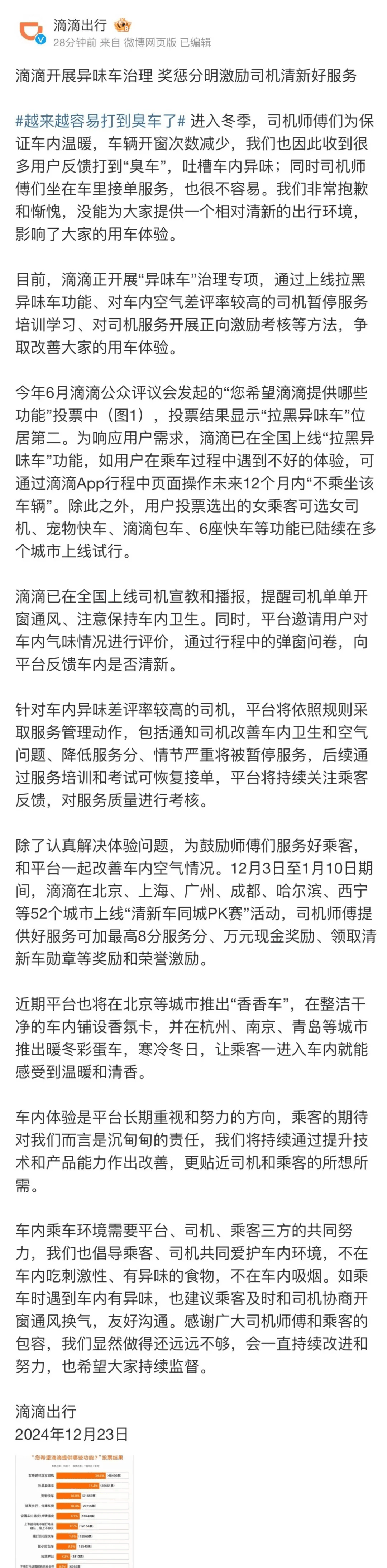 滴滴就“打到臭车”致歉：正开展“异味车”治理<strong></p>
<p>自动计算软件app</strong>，拉黑功能上线